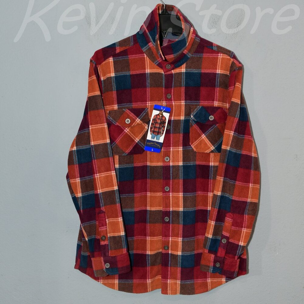 Freedom Foundry Men's‎ Plaid Fleece Shirt,